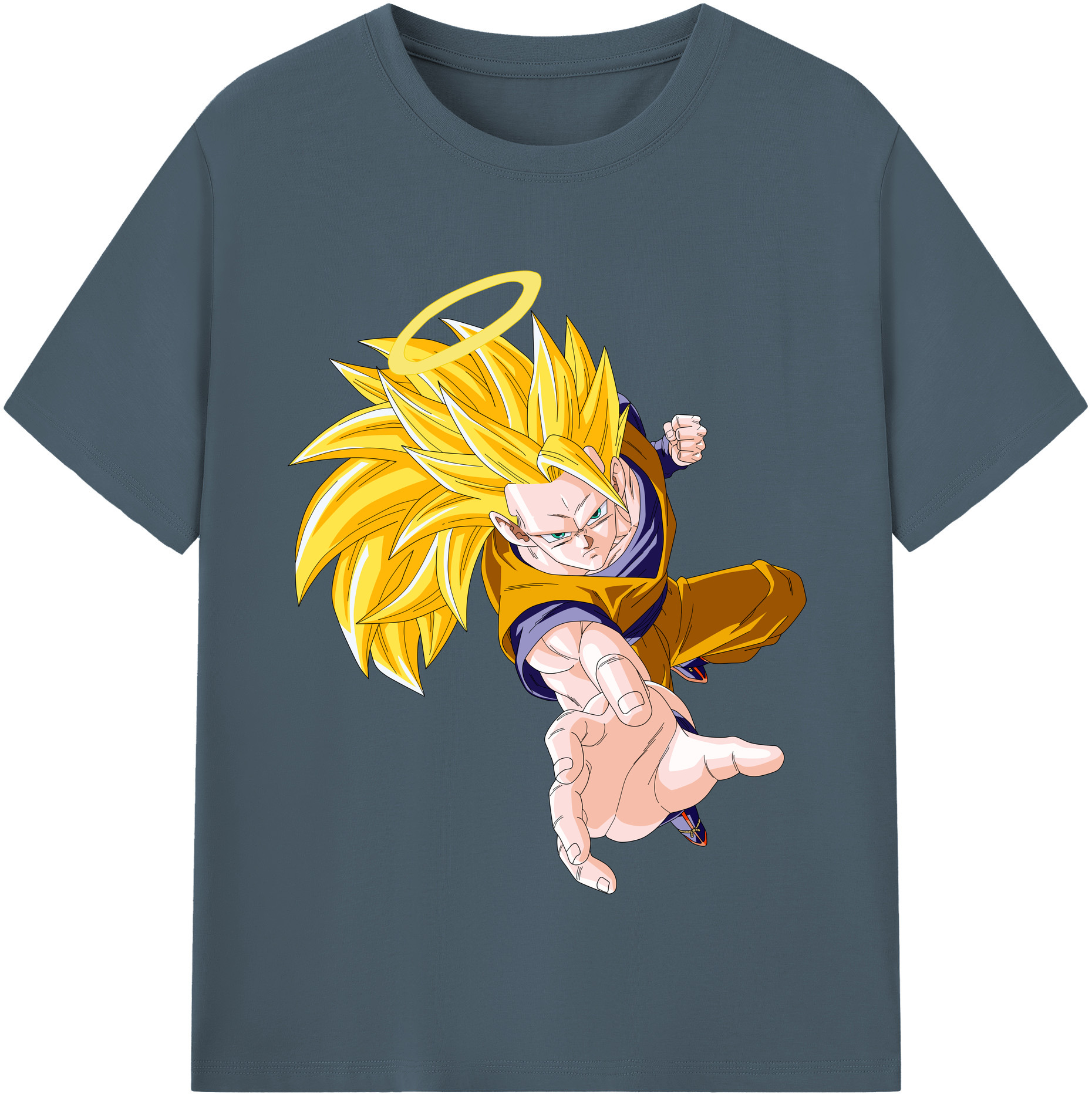 （画像用） ドラゴンボール 孫悟空（そん ごくう）Son Goku カカロット DRAGON BALL Kakarotto 綿100％半袖Tシャツ（フロントプリント）